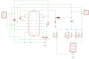 LM3406 LED Driver Schematic