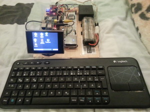 RPi Hacktop with Keyboard