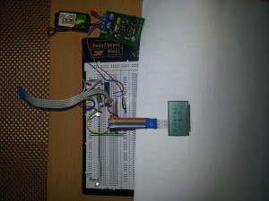 velocity meter on breadboard